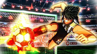 Hyuga Fights Against PSG  Captain Tsubasa Gameplay  Juventus vs PSG [upl. by Aalst]