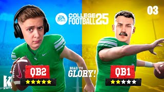 Beck in a Position Battle EA College Football 25 Road to Glory Part 3 [upl. by Cleodal712]