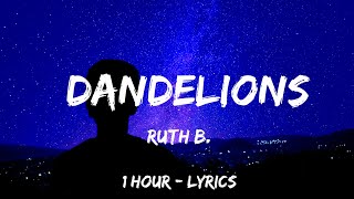 Ruth B  Dandelions 1 Hour  Lyrics [upl. by Fabe]