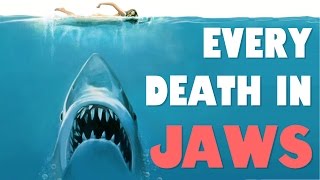 Every Death in Jaws in 4 Minutes 1975 Movie [upl. by Aihsele]