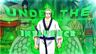 Under The Influence  Zoro AMVEDIT  One Piece [upl. by Eiramik740]