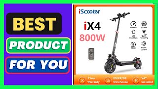 iScooter iX4 Electric Scooter 800W Smart EScooter 48V [upl. by Anirtik241]