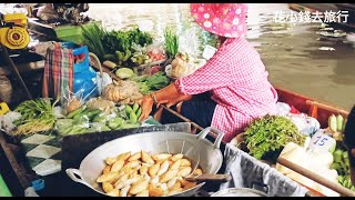 Khlong Lat Mayom floating market Bangkok｜Explore Thai Street Food Shopping Boat Ride！Thailand Walk [upl. by Adlemi]