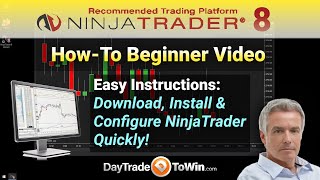 How to Setup NinjaTrader 8  Complete Start  Beginners Setup Guide Tutorial for Traders [upl. by Ihana584]