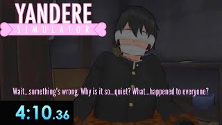 How To Get Genocide Ending Under 5 Mins  Yandere Simulator [upl. by Armilla]