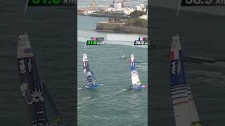 The Flying French first victory in SailGP 🇫🇷 How many will they secure next season 🤔 racing [upl. by Surdna]