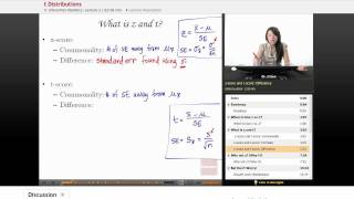 quotT vs Z Distributionsquot  Statistics with Educatorcom [upl. by Ratep]