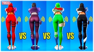 FORTNITE HOT DANCE CONTEST RUBY vs BRITESTORM BOMBER vs CHANCE vs RUBY SHADOWS 🍑❤️ [upl. by Templeton]