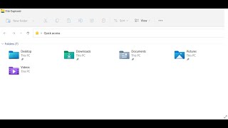 Windows 11 Fix Navigation Pane Not Showing And Quick Access Missing in File Explorer [upl. by Anna-Maria]