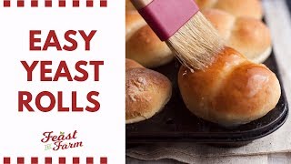 How to make easy yeast rolls [upl. by Casanova]