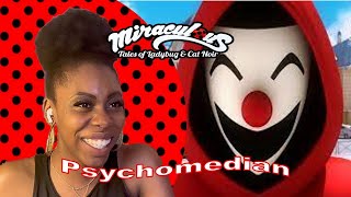 REUPLOADED Miraculous Ladybug PSYCHOMEDIAN was actually hilarious  FirstTime Reaction [upl. by Andromache818]