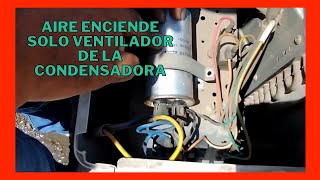 Aire acondicionado enciende solo el ventilador de la condensadora [upl. by Isola]