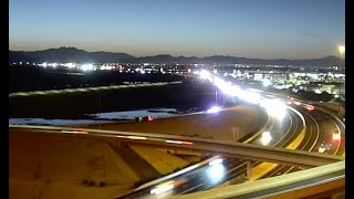 Truck rollover causes closure on Loop 202 and Loop 101 transition in Mesa [upl. by Allmon]