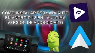 Como Instalar Fermata Auto en Android 13  2023 [upl. by Ferriter]