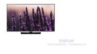 Samsung UE40H5570 Full HD Fernseher [upl. by Nosle991]