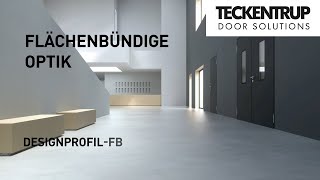 Flächenbündige Tür mit dem DesignprofilFB [upl. by Annat]