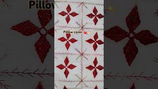 pillow cover design handmade😍❤kadhai designshorts ytshorts youtube youtubeshorts virel new [upl. by Annoj]