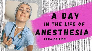 Day in the life of Anesthesia CRNA life [upl. by Walli]