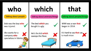 Who Which or That❓What is the Difference [upl. by Maryly]