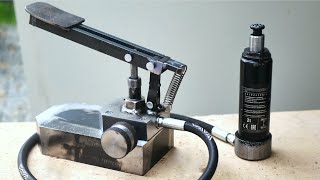 Hydraulic CAR JACK modification [upl. by Haimes]