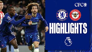 Chelsea 21 Brentford  HIGHLIGHTS  Premier League 2425 [upl. by Bonine]