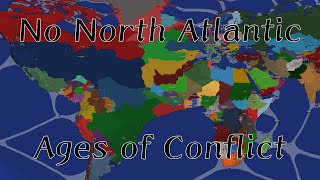 No North Atlantic  Ages of Conflict timelapse [upl. by Ellehcim552]