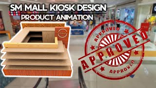 Kiosk Native Design  SM Mall Kiosk  Enscape Animation [upl. by Channa]