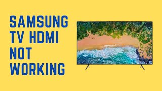 How To Fix Samsung TV HDMI Not Working IN Minutes [upl. by Irakuy]