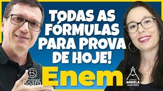 TODAS as FÓRMULAS para a PROVA do ENEM de HOJE  ENEM 2022  MEGA REVISÃO  Professor Boaro [upl. by Ami]