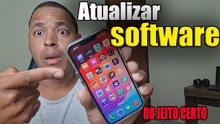 Como Atualizar o Software do iPhone Tutorial Completo para Iniciante [upl. by Hanimay915]