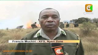 Mt Kenya Aberdares Fires Rages On [upl. by Drofxer]