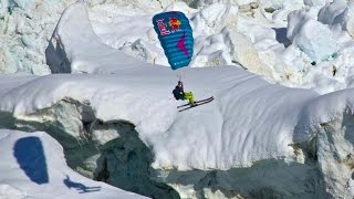 Speedriding Freestyle Skiing meets Paragliding [upl. by Adrell]