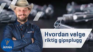 Hvordan velge riktig gipsplugg  Henge opp med Ole [upl. by Atikel]