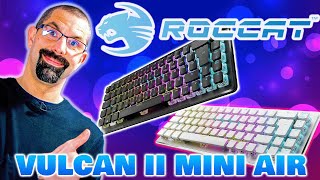 ROCCAT Vulcan 2 Mini Air Test du clavier 65 sans fil avec une belle autonomie [upl. by Idnir413]