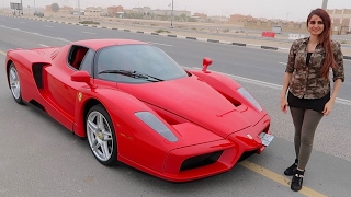 GIRL DRIVING FERRARI ENZO [upl. by Nelra]