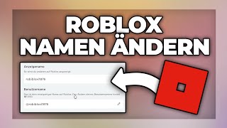 Roblox Namen ändern ohne Robux  geht das [upl. by Marv]