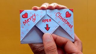 Christmas card  christmas cards handmade How To Make christmas invitation Cardcard making ideas [upl. by Bedad]