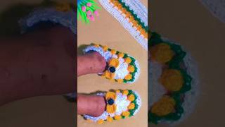 PHULO WALA SOCKS  CROCHET BABY BOOTIES FOR BEGINNERS🧶 shorts trending knittedsocks babyshoes [upl. by Parik]