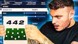 The Best Pro Meta 442 Custom Tactics on FC24 🔥 [upl. by Margarita]