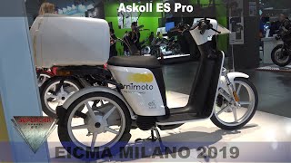 2020 Askoll ES Pro Mimoto Electric Scooter Walkaround EICMA 2019 [upl. by Ivo]