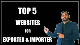 Top 5 important websites for export amp import 2021  2022 [upl. by Eaner89]