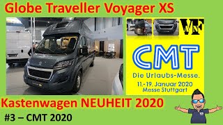 Globe Traveller Voyager XS  Kastenwagen Neuheiten  CMT 2020 [upl. by Nnylarak320]