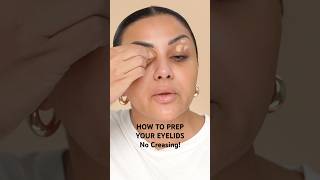 How To PREP Your Eyelids To AVOID Creasing shorts [upl. by Medardas]