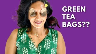 Do Tea Bags Help Under Eye Darkening Eye Doctor Tries It [upl. by Samul4]