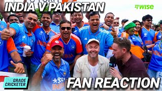 WILD FAN REACTIONS at India vs Pakistan  TGC Sidemouth [upl. by Redna926]