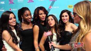 1432 Fifth Harmony X Factor Interview Top 12 Finalist Party Formerly LYLAS [upl. by Inanak288]