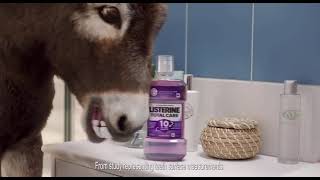 Listerine Mouthwash Donkey Ad [upl. by Yacano862]