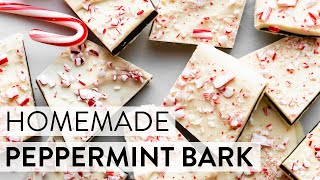 Homemade Peppermint Bark  Sallys Baking Recipes [upl. by Lleoj]