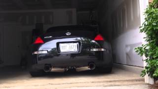 Nissan 2006 350Z with HKS HiPower Exhaust Cold Start [upl. by Sivatco]