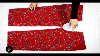 EVERYONE WILL LOVE IT Very easy pocket trousers cutting and sewing [upl. by Limber]